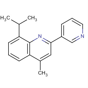 Quinoline, 4-methyl-8-(1-methylethyl)-2-(3-pyridinyl)-
