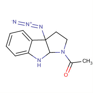 Pyrrolo[2,3-b]indole, 1-acetyl-3a-azido-1,2,3,3a,8,8a-hexahydro-