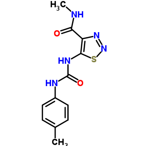 N-methyl-5-{[(4-methylphenyl)carbamoyl]amino}-1,2,3-thiadiazole-4-carboxamide