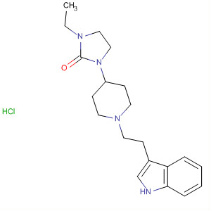 2-Imidazolidinone, 1-ethyl-3-[1-[2-(1H-indol-3-yl)ethyl]-4-piperidinyl]-,monohydrochloride