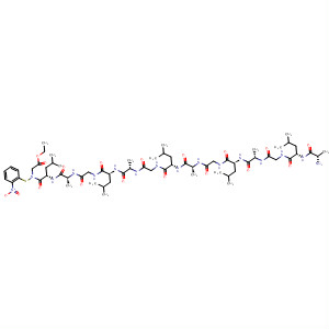 Glycine,N-[(2-nitrophenyl)thio]-L-alanyl-L-leucylglycyl-L-alanyl-L-leucylglycyl-L-alanyl-L-leucylglycyl-L-alanyl-L-leucylglycyl-L-alanyl-L-leucyl-, ethyl ester