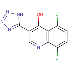 4-Quinolinol, 5,8-dichloro-3-(1H-tetrazol-5-yl)-