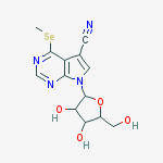 4-(methylselanyl)-7-pentofuranosyl-7H-pyrrolo[2,3-d]pyrimidine-5-carbonitrile