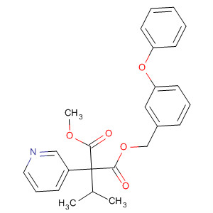 3-Pyridineacetic acid, 2-(methoxycarbonyl)-a-(1-methylethyl)-,(3-phenoxyphenyl)methyl ester
