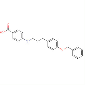 Benzoic acid, 4-[[3-[4-(phenylmethoxy)phenyl]propyl]amino]-