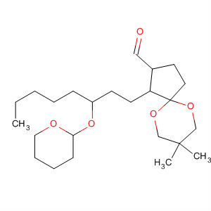 6,10-Dioxaspiro[4.5]decane-2-carboxaldehyde,8,8-dimethyl-1-[3-[(tetrahydro-2H-pyran-2-yl)oxy]octyl]-