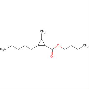 Cyclopropanecarboxylic acid, 2-methyl-3-pentyl-, butyl ester