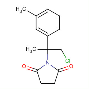 2,5-Pyrrolidinedione, 1-[2-chloro-1-methyl-1-(3-methylphenyl)ethyl]-