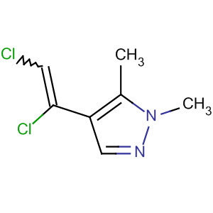 1H-Pyrazole, 4-(1,2-dichloroethenyl)-1,5-dimethyl-