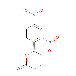 2H-Pyran-2-one, 6-(2,4-dinitrophenyl)tetrahydro-, (S)-