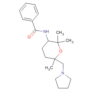 Benzamide,N-[tetrahydro-2,2,6-trimethyl-6-(1-pyrrolidinylmethyl)-2H-pyran-3-yl]-
