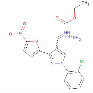 Hydrazinecarboxylic acid,[[1-(2-chlorophenyl)-3-(5-nitro-2-furanyl)-1H-pyrazol-4-yl]methylene]-,ethyl ester