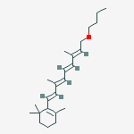 (1Z,3Z,5Z,7Z)-9-butoxy-3,7-dimethyl-1-(2,6,6-trimethyl-1-cyclohexenyl)nona-1,3,5,7-tetraene