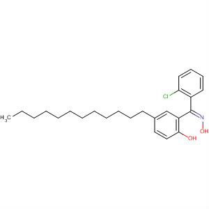 Methanone, (2-chlorophenyl)(5-dodecyl-2-hydroxyphenyl)-, oxime, (E)-