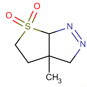 3H-Thieno[2,3-c]pyrazole, 3a,4,5,6a-tetrahydro-3a-methyl-, 6,6-dioxide
