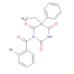 2,4,6(1H,3H,5H)-Pyrimidinetrione,1-(2-bromobenzoyl)-5-ethyl-5-phenyl-