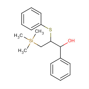 Benzenemethanol, a-[1-(phenylthio)-2-(trimethylsilyl)ethyl]-