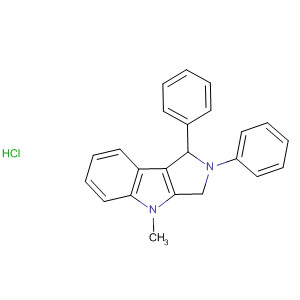 Pyrrolo[3,4-b]indole, 1,2,3,4-tetrahydro-4-methyl-1,2-diphenyl-,monohydrochloride