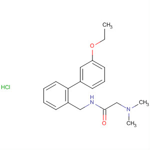 Acetamide, 2-(dimethylamino)-N-[(3-ethoxyphenyl)phenylmethyl]-,monohydrochloride