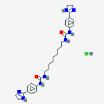 1,1'-nonane-1,9-diylbis{3-[4-(4,5-dihydro-1H-imidazol-2-yl)phenyl]urea}