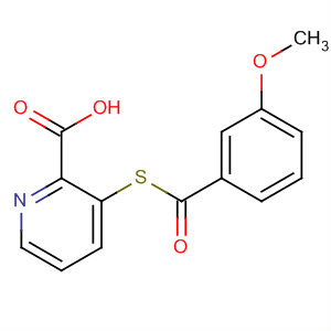 2-Pyridinecarboxylic acid, 3-[(3-methoxybenzoyl)thio]-