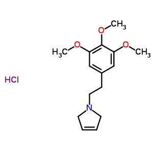 1-[2-(3,4,5-trimethoxyphenyl)ethyl]-2,5-dihydro-1H-pyrrole hydrochloride