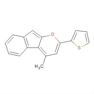 Indeno[2,1-b]pyran, 4-methyl-2-(2-thienyl)-