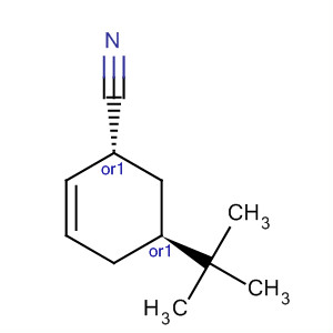 2-Cyclohexene-1-carbonitrile, 5-(1,1-dimethylethyl)-, (1R,5S)-rel-