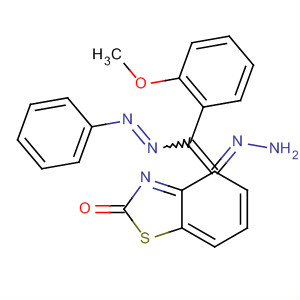 2(3H)-Benzothiazolone,[(2-methoxyphenyl)(phenylazo)methylene]hydrazone
