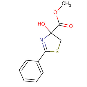 4-Thiazolecarboxylic acid, 4,5-dihydro-4-hydroxy-2-phenyl-, methylester