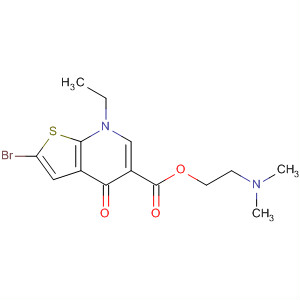 Thieno[2,3-b]pyridine-5-carboxylic acid,2-bromo-7-ethyl-4,7-dihydro-4-oxo-, 2-(dimethylamino)ethyl ester