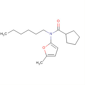 Cyclopentanecarboxamide, N-hexyl-N-(5-methyl-2-furanyl)-