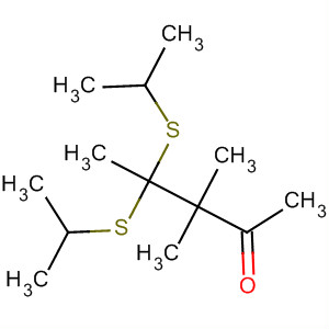 2-Pentanone, 3,3-dimethyl-4,4-bis[(1-methylethyl)thio]-