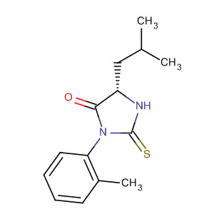 4-Imidazolidinone, 3-(2-methylphenyl)-5-(2-methylpropyl)-2-thioxo-, (S)-