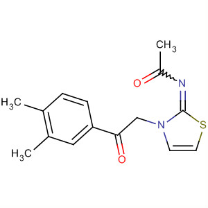 Acetamide,N-[3-[2-(3,4-dimethylphenyl)-2-oxoethyl]-2(3H)-thiazolylidene]-