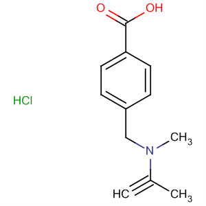 Benzoic acid, 4-[(methyl-2-propynylamino)methyl]-, hydrochloride