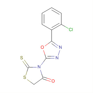 4-Thiazolidinone, 3-[5-(2-chlorophenyl)-1,3,4-oxadiazol-2-yl]-2-thioxo-