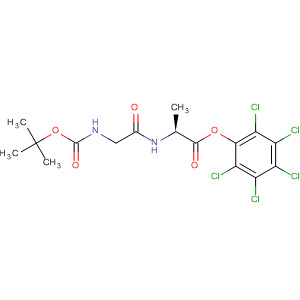 Alanine, N-[N-[(1,1-dimethylethoxy)carbonyl]glycyl]-, pentachlorophenylester