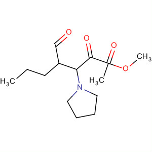 3-Pyrrolidineheptanoic acid, 4-formyl-1-methyl-2-oxo-, methyl ester,trans-