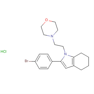 1H-Indole,2-(4-bromophenyl)-4,5,6,7-tetrahydro-1-[2-(4-morpholinyl)ethyl]-,monohydrochloride