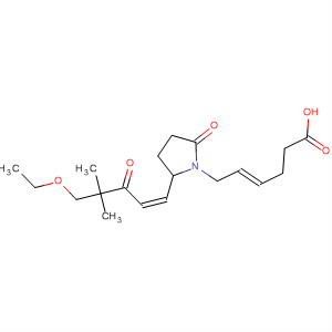 4-Hexenoic acid,6-[2-(5-ethoxy-4,4-dimethyl-3-oxo-1-pentenyl)-5-oxo-1-pyrrolidinyl]-,(E,Z)-