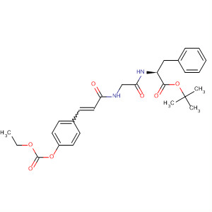 L-Phenylalanine,N-[N-[3-[4-[(ethoxycarbonyl)oxy]phenyl]-1-oxo-2-propenyl]glycyl]-,1,1-dimethylethyl ester