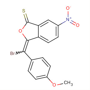 1(3H)-Isobenzofuranthione,3-[bromo(4-methoxyphenyl)methylene]-6-nitro-