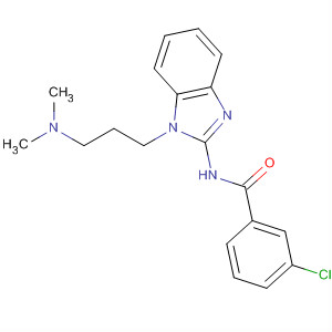 Benzamide,3-chloro-N-[1-[3-(dimethylamino)propyl]-1H-benzimidazol-2-yl]-