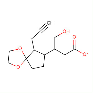 1,4-Dioxaspiro[4.4]nonane-7-ethanol, 6-(2-propynyl)-, acetate, trans-