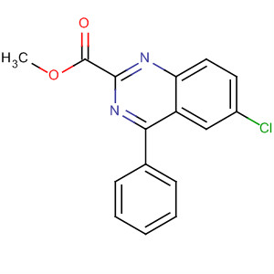 2-Quinazolinecarboxylic acid, 6-chloro-4-phenyl-, methyl ester