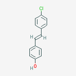 4-[2-(4-chlorophenyl)ethenyl]phenol