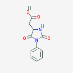 2-(2,5-dioxo-1-phenylimidazolidin-4-yl)acetic acid