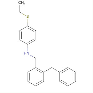 Benzenemethanamine, N-[4-(ethylthio)phenyl]-N-(phenylmethyl)-