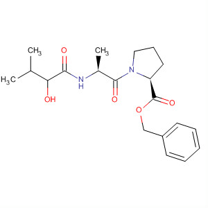 L-Proline, (2S)-2-hydroxy-3-methylbutanoyl-L-alanyl-, phenylmethyl ester